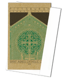 Saint Agnes Catholic Church - 1916 Green Miniature Digital Print