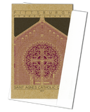 Saint Agnes Catholic Church - 1916 Purple Miniature Digital Print