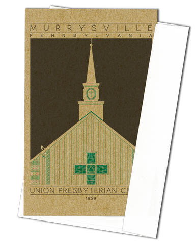 Union Presbyterian Church - 1959 Green Miniature Digital Print