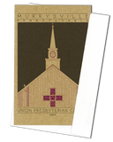 Union Presbyterian Church - 1959 Purple Miniature Digital Print